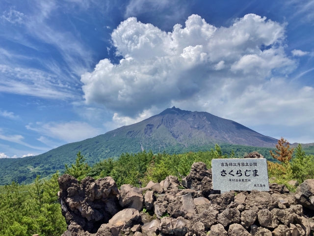 鹿児島県桜島の噴火